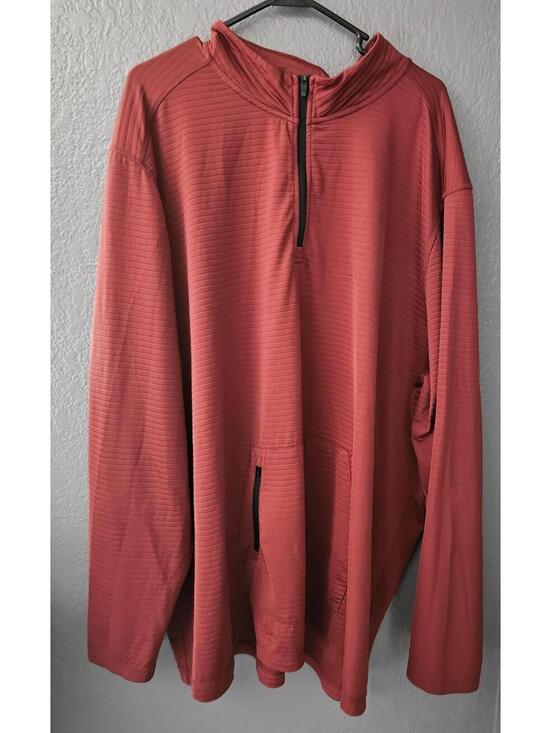 Solaris Other - Men's Solaris Pullover Sweater Brown Long Sleeve Workout Size 4XT Front Pocket